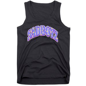 S.A.D B.O.Y.Z Rhinestone Logo Star Tank Top