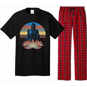 Sleeping Buddha Relaxing Meditation Gift Design Idea Gift Pajama Set