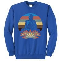 Sleeping Buddha Relaxing Meditation Gift Design Idea Gift Sweatshirt