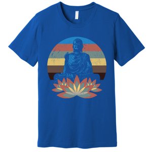 Sleeping Buddha Relaxing Meditation Gift Design Idea Gift Premium T-Shirt