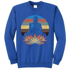 Sleeping Buddha Relaxing Meditation Gift Design Idea Gift Tall Sweatshirt