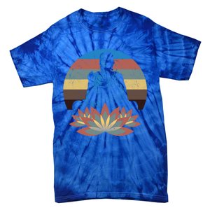 Sleeping Buddha Relaxing Meditation Gift Design Idea Gift Tie-Dye T-Shirt