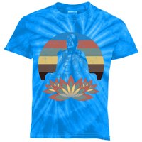 Sleeping Buddha Relaxing Meditation Gift Design Idea Gift Kids Tie-Dye T-Shirt