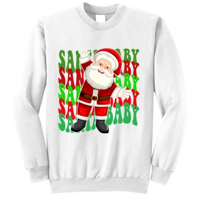 Santa Baby Retro Holiday Festive Cute Sweatshirt