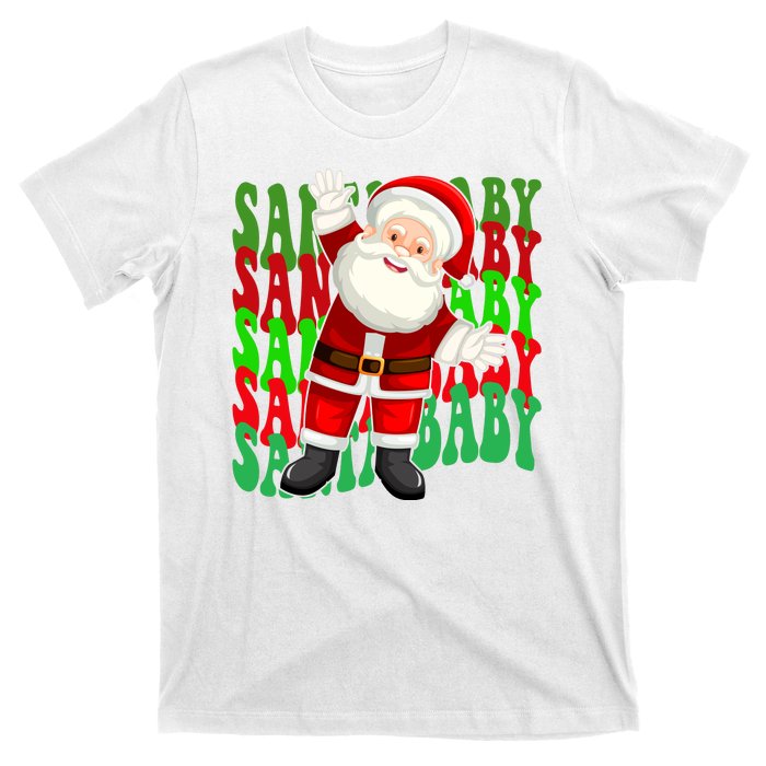 Santa Baby Retro Holiday Festive Cute T-Shirt