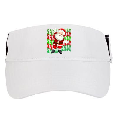 Santa Baby Retro Holiday Festive Cute Adult Drive Performance Visor