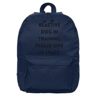 Stay Back Reactive Dog Walking 16 in Basic Backpack