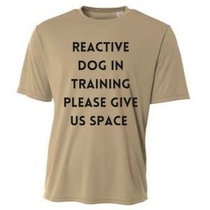 Stay Back Reactive Dog Walking Cooling Performance Crew T-Shirt