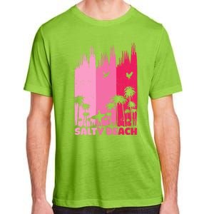 Salty Beach Retro Surfing Summer Palm Tree Family Trip Cute Gift Adult ChromaSoft Performance T-Shirt