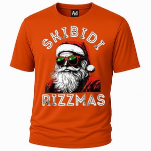 Ski Bidi Riz Zmas Christmas Riz Z Santa Claus Charisma Cool Cooling Performance Crew T-Shirt