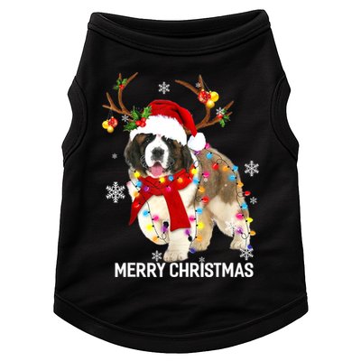 St Bernard Reindeer Xmas Light Christmas Ornaments Xmas Dog Doggie Tank