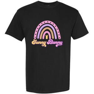 Sunny Bunny Rainbow Easter Garment-Dyed Heavyweight T-Shirt