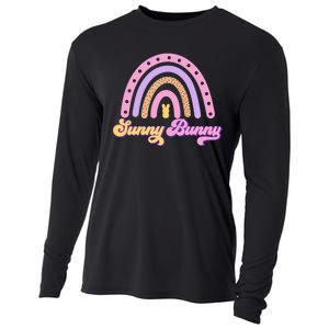 Sunny Bunny Rainbow Easter Cooling Performance Long Sleeve Crew