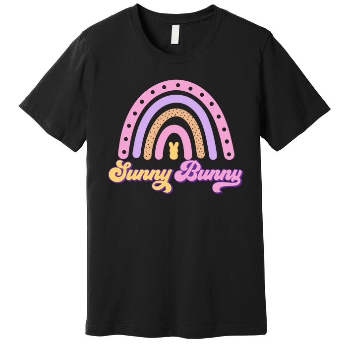 Sunny Bunny Rainbow Easter Premium T-Shirt