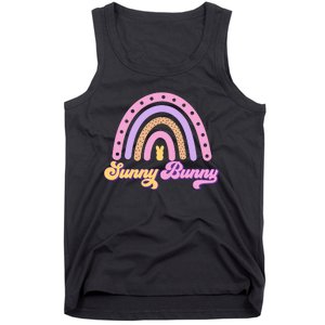 Sunny Bunny Rainbow Easter Tank Top