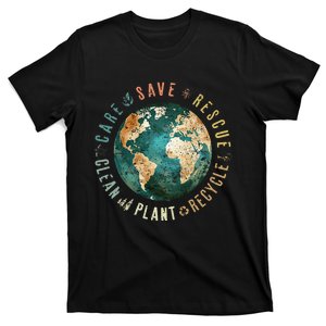 Save Bees Rescue Animals Recycle Plastic T-Shirt