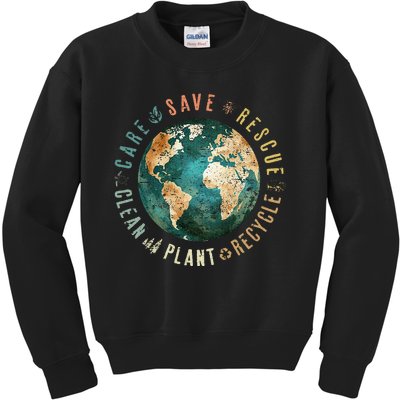 Save Bees Rescue Animals Recycle Plastic Kids Sweatshirt