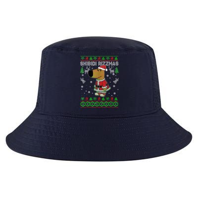 Ski Bidi Rizzmas Christmas Rizz Santa Ugly Christmas Sweater Cool Comfort Performance Bucket Hat