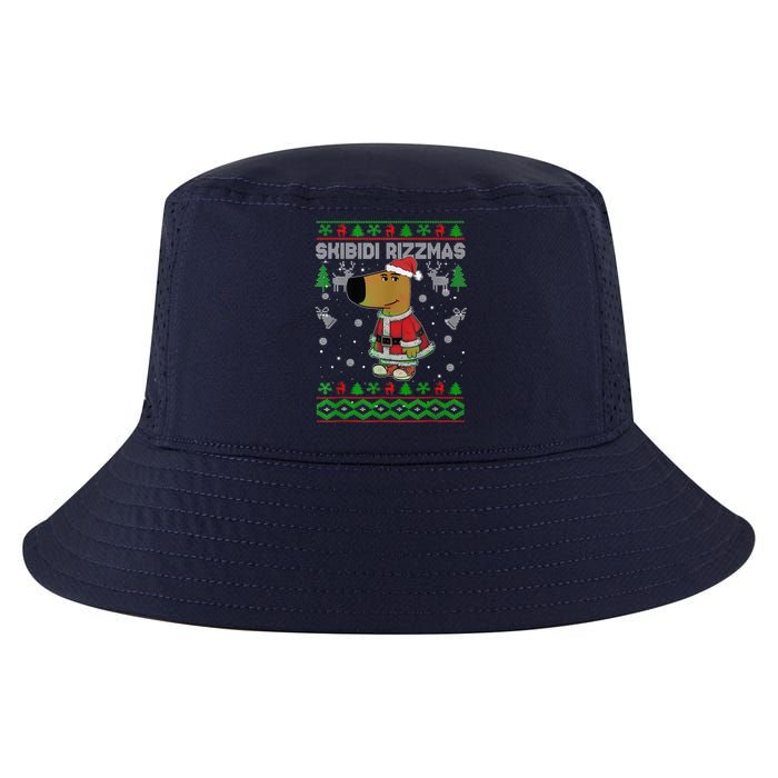 Ski Bidi Rizzmas Christmas Rizz Santa Ugly Christmas Sweater Cool Comfort Performance Bucket Hat