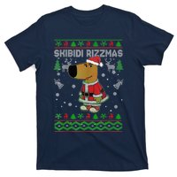 Ski Bidi Rizzmas Christmas Rizz Santa Ugly Christmas Sweater T-Shirt