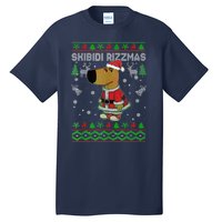 Ski Bidi Rizzmas Christmas Rizz Santa Ugly Christmas Sweater Tall T-Shirt