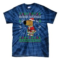 Ski Bidi Rizzmas Christmas Rizz Santa Ugly Christmas Sweater Tie-Dye T-Shirt