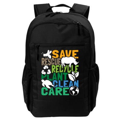 Save Bees Rescue Animals Recycle Plastic Earth Day Daily Commute Backpack