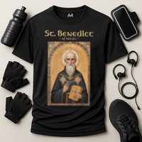 St Benedict Roman Catholic  Cooling Performance Crew T-Shirt