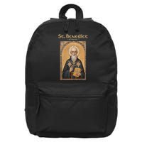 St Benedict Roman Catholic  16 in Basic Backpack