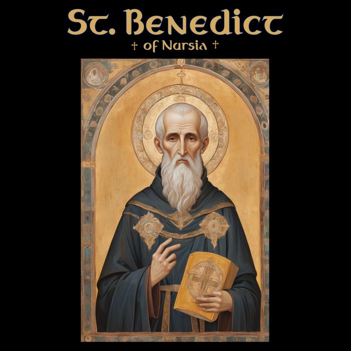 St Benedict Roman Catholic  16 in Basic Backpack