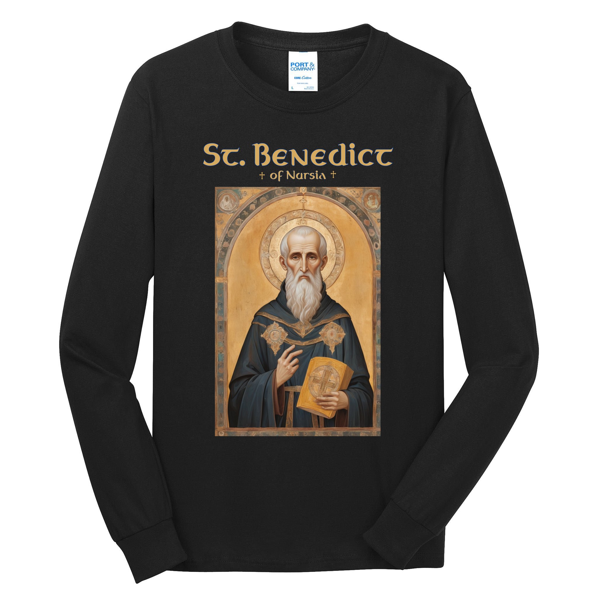 St Benedict Roman Catholic  Tall Long Sleeve T-Shirt