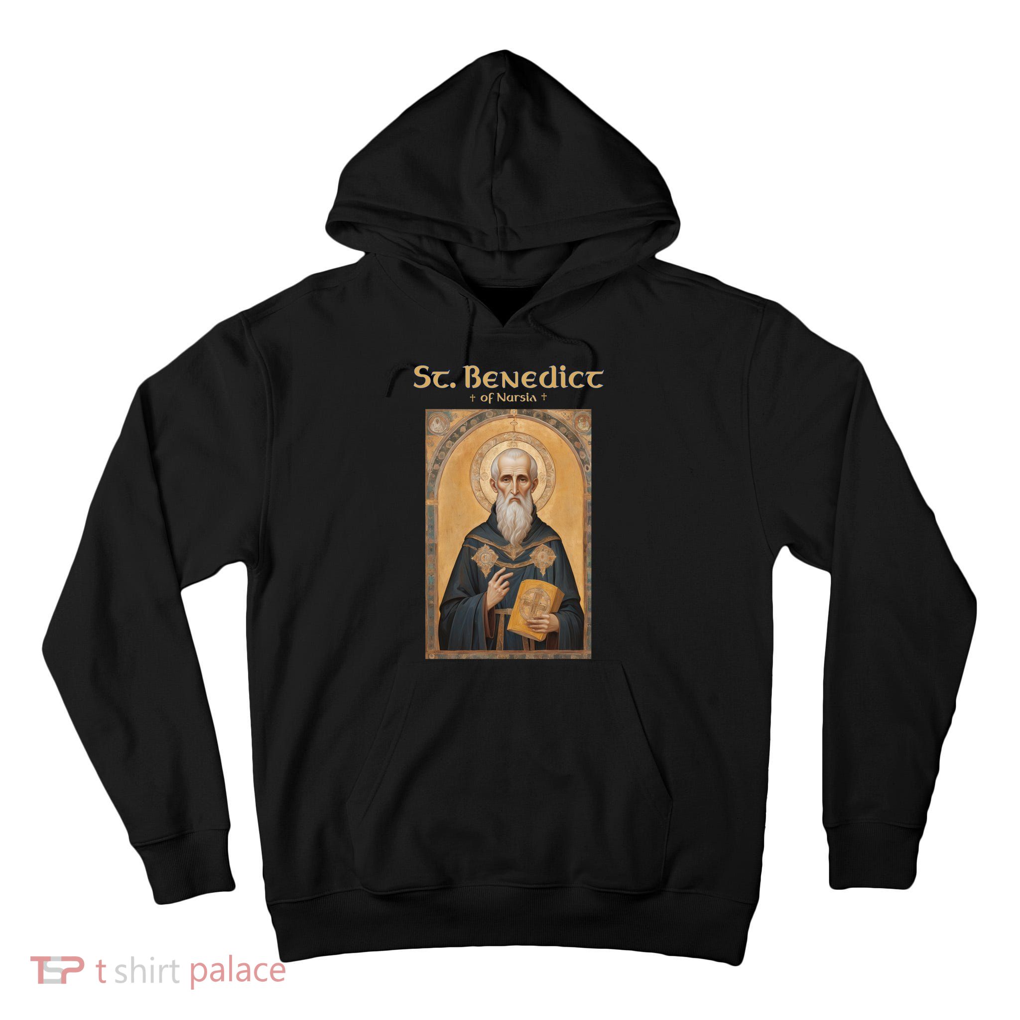 St Benedict Roman Catholic  Tall Hoodie