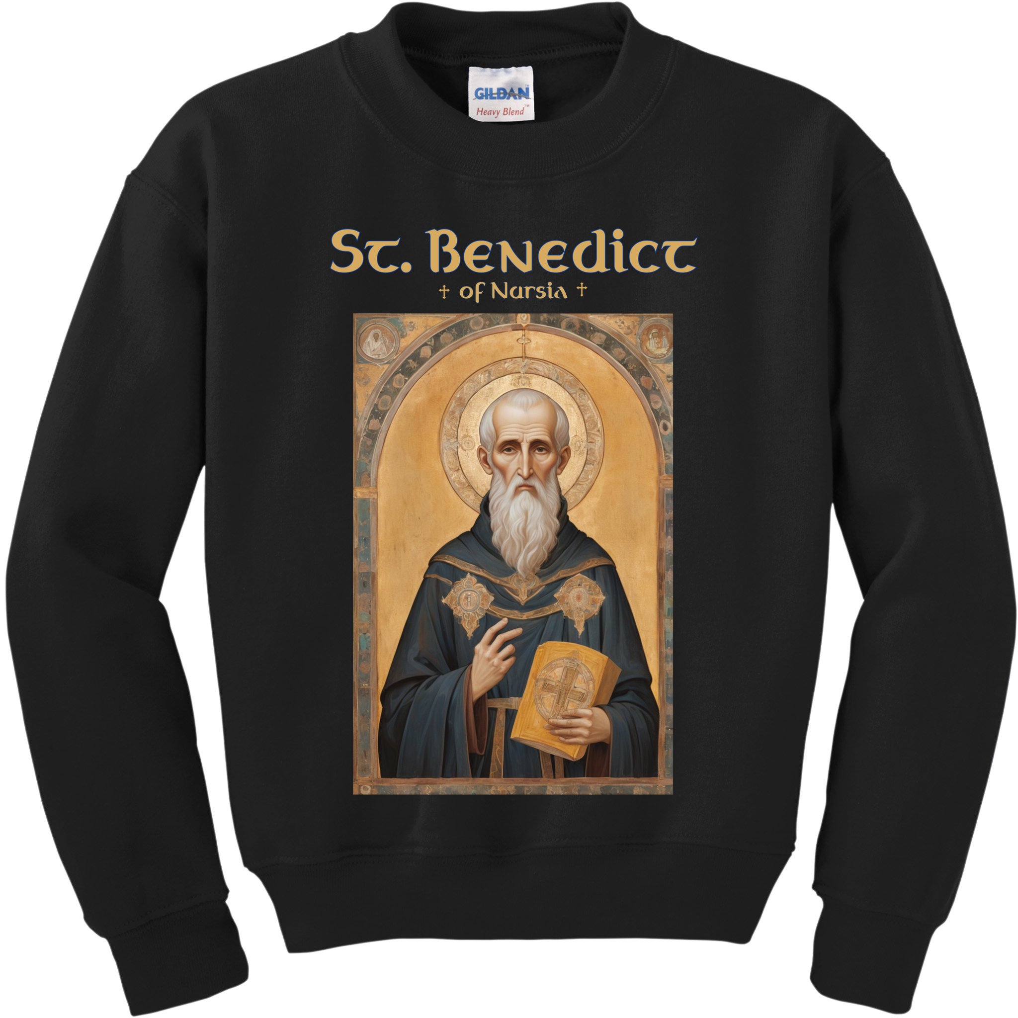 St Benedict Roman Catholic  Kids Sweatshirt