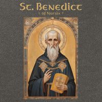 St Benedict Roman Catholic  Cotton Canvas Backpack