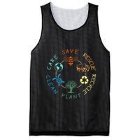 Save Bees Rescue Animals Recycle Plastic Earth Day 2024 Mesh Reversible Basketball Jersey Tank