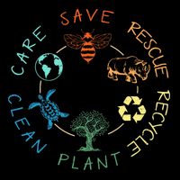 Save Bees Rescue Animals Recycle Plastic Earth Day 2024 Cooling Performance Long Sleeve Crew