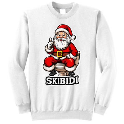 Ski Bidi Riz Zmas Christmas Rizz Santa Claus Funny Xmas Sweatshirt