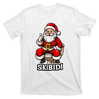 Ski Bidi Riz Zmas Christmas Rizz Santa Claus Funny Xmas T-Shirt