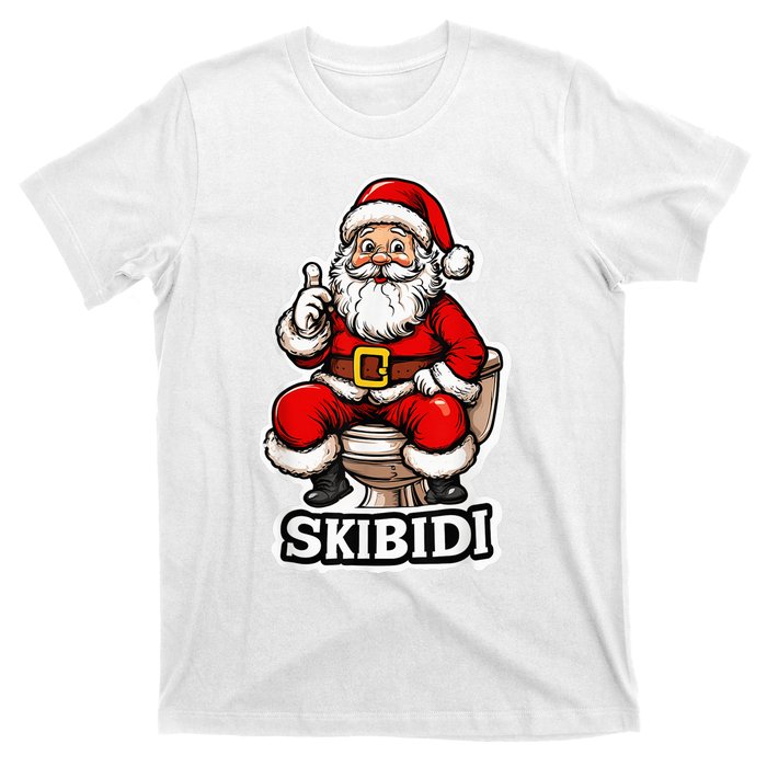 Ski Bidi Riz Zmas Christmas Rizz Santa Claus Funny Xmas T-Shirt