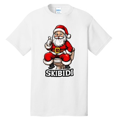 Ski Bidi Riz Zmas Christmas Rizz Santa Claus Funny Xmas Tall T-Shirt