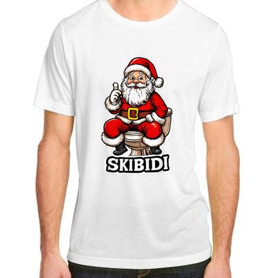 Ski Bidi Riz Zmas Christmas Rizz Santa Claus Funny Xmas Adult ChromaSoft Performance T-Shirt