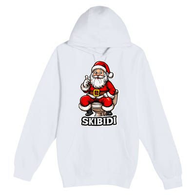 Ski Bidi Riz Zmas Christmas Rizz Santa Claus Funny Xmas Premium Pullover Hoodie