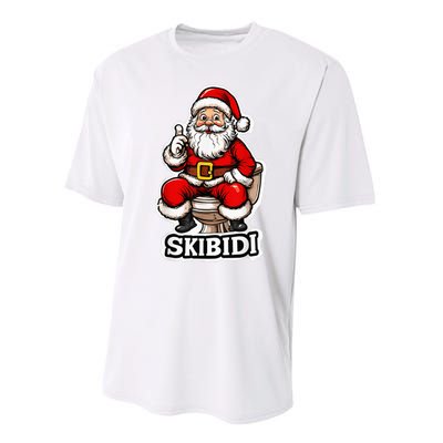 Ski Bidi Riz Zmas Christmas Rizz Santa Claus Funny Xmas Performance Sprint T-Shirt