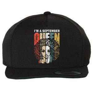 September Birthday Shirts For Virgo Gifts Girl Wool Snapback Cap