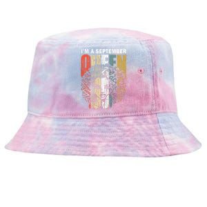 September Birthday Shirts For Virgo Gifts Girl Tie-Dyed Bucket Hat