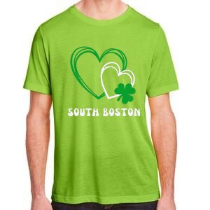 South Boston Southie Irish Shamrock St Patrick's Day Cute Adult ChromaSoft Performance T-Shirt