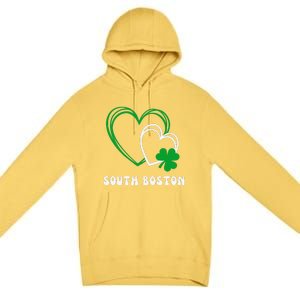 South Boston Southie Irish Shamrock St Patrick's Day Cute Premium Pullover Hoodie