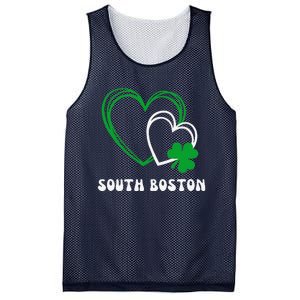 South Boston Southie Irish Shamrock St Patrick's Day Cute Mesh Reversible Basketball Jersey Tank