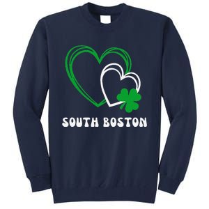 South Boston Southie Irish Shamrock St Patrick's Day Cute Tall Sweatshirt