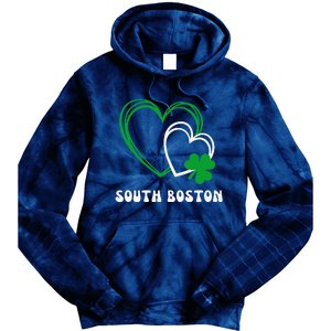 South Boston Southie Irish Shamrock St Patrick's Day Cute Tie Dye Hoodie